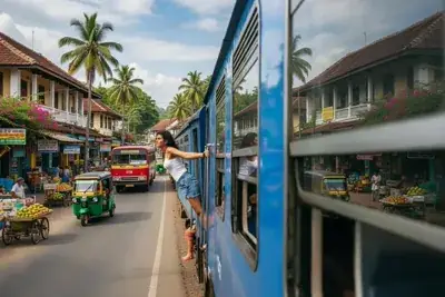 Travellers exploring Sri Lanka on a private tour mit Sandeep - Fahrt nach Nuwara Eliya
